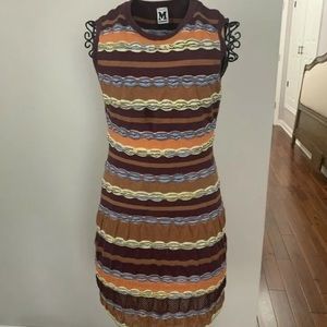M Missoni Striped Knit Dress - size 46 - 10 Medium US